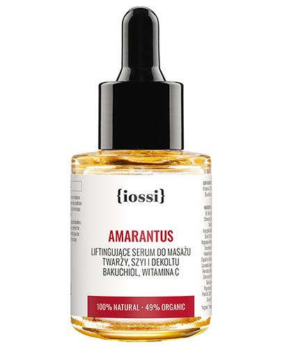 IOSSI Amarantus, Serum Liftingujące do masażu twarzy, szyi i dekoltu z bakuchiolem, witaminą C, 30 ml zdjęcie