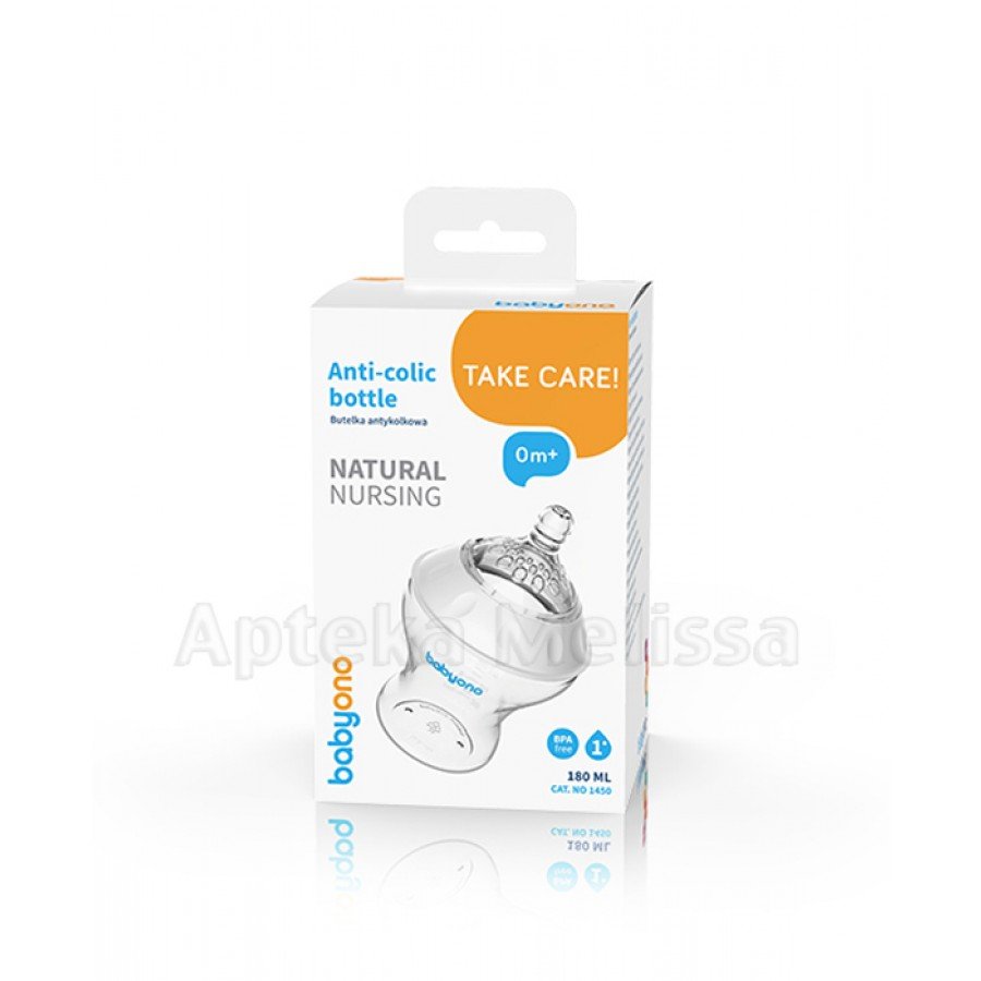 Babyono butelka antykolkowa Natural Nursing 180 ml [1450]