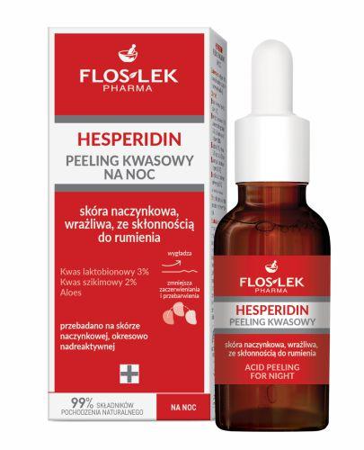 FLOS LEK HESPERIDIN Peeling kwasowy na noc, 30 ml zdjęcie