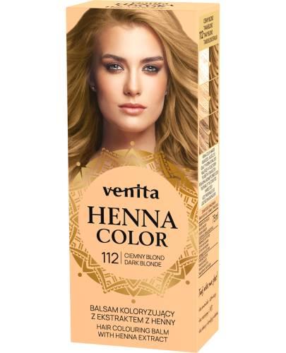 Venita Henna Color, balsam koloryzujący z ekstraktem z henny, 112 Ciemny Blond, 75 ml zdjęcie