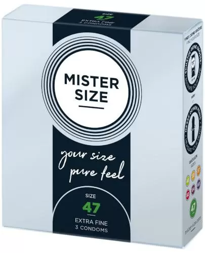 Mister Size prezerwatywy 47 mm 3 sztuki zdjęcie