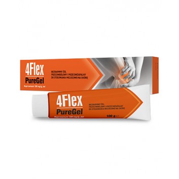 4 Flex Pure Gel 100mg/g na ból i stan zapalny mięśni i stawów żel 100 g