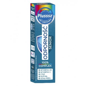 Plusssz Odporność Senior 100% Complex 20 tabletek musujących