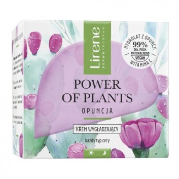 Lirene POWER OF PLANTS OPUNCJA Krem wygładzający, 50 ml