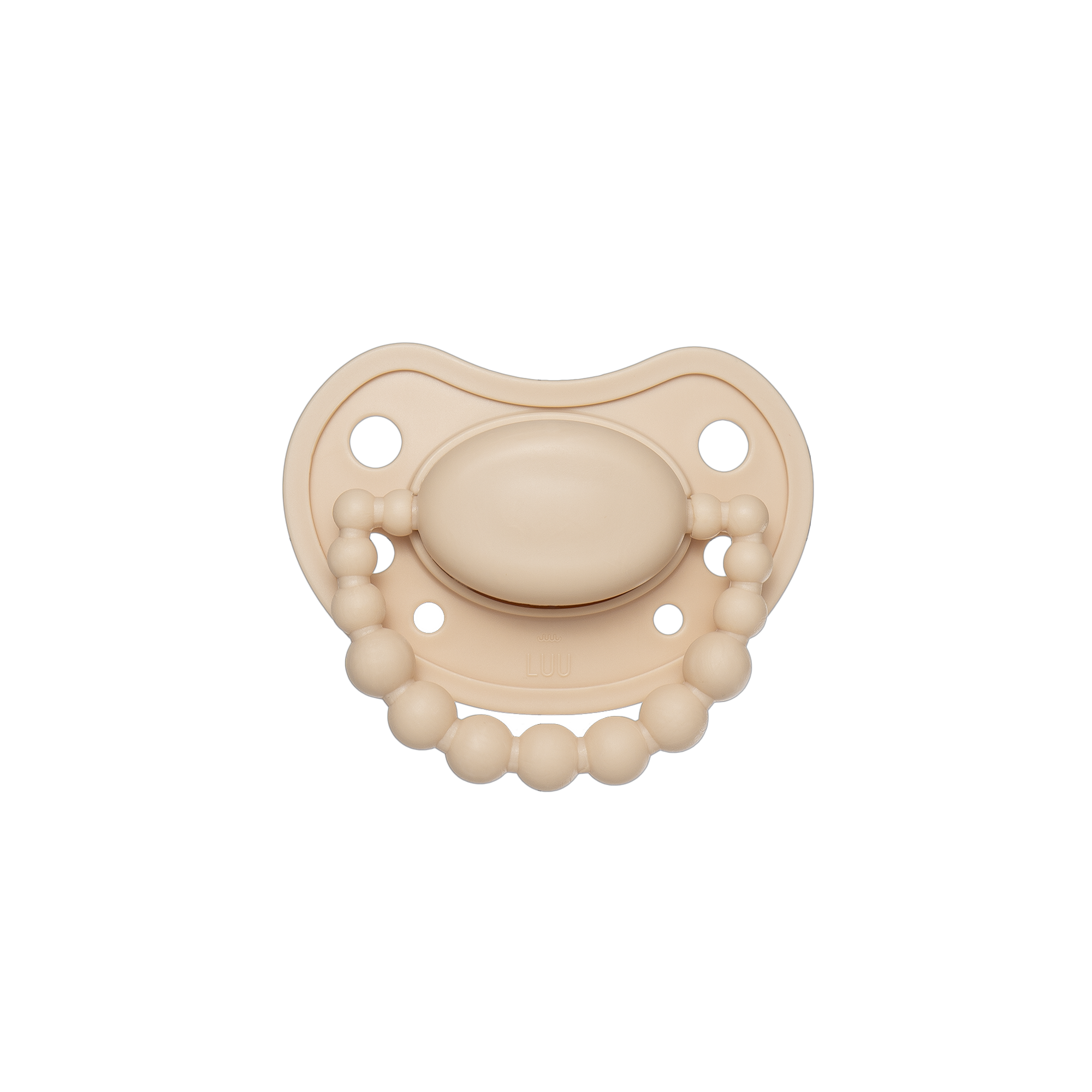 LUU Kids Smoczek pozycjonujący Cookie Beige 6m +, 1 sztuka zdjęcie