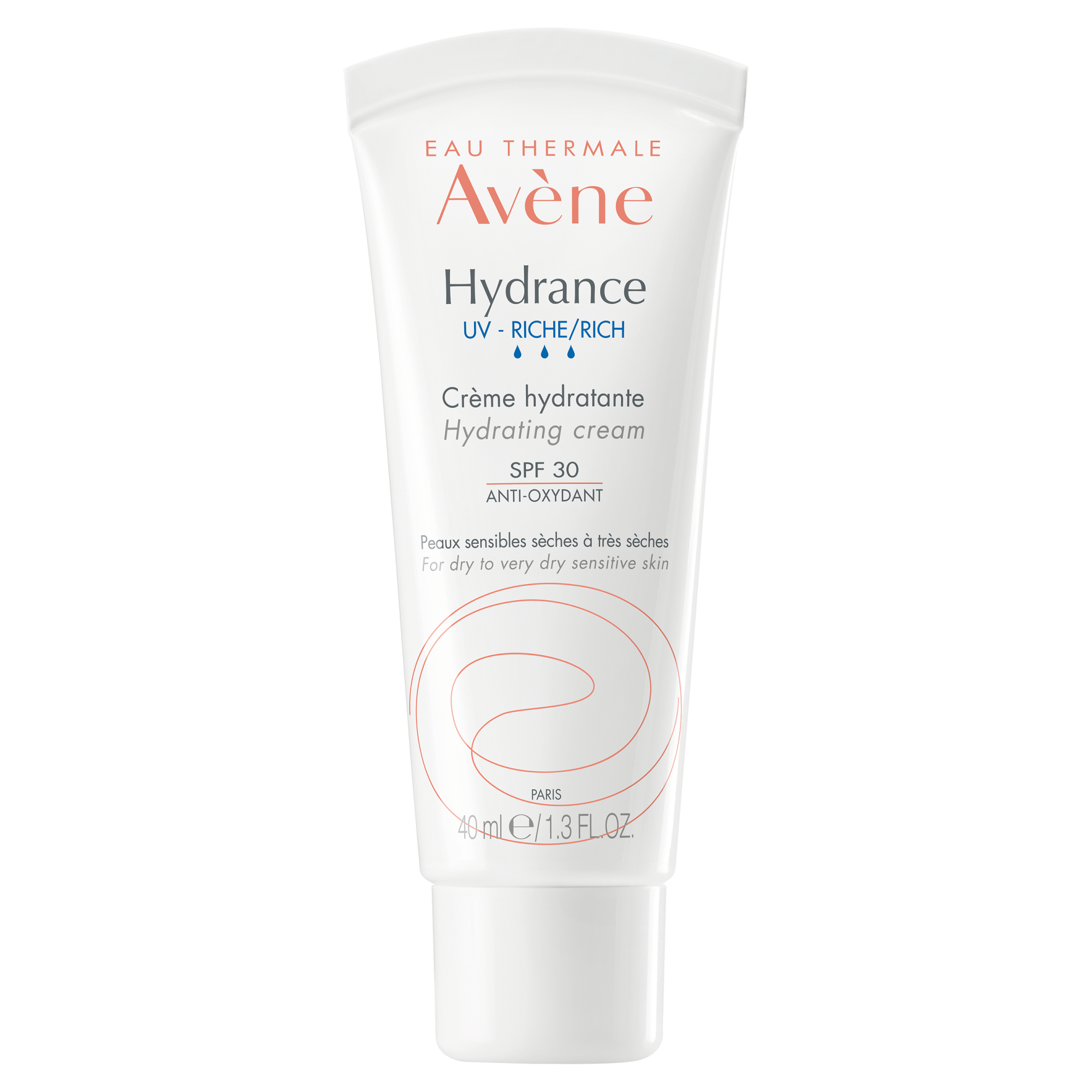 Avene Hydrance UV Riche Bogaty Krem nawilżający SPF30, 40 ml zdjęcie