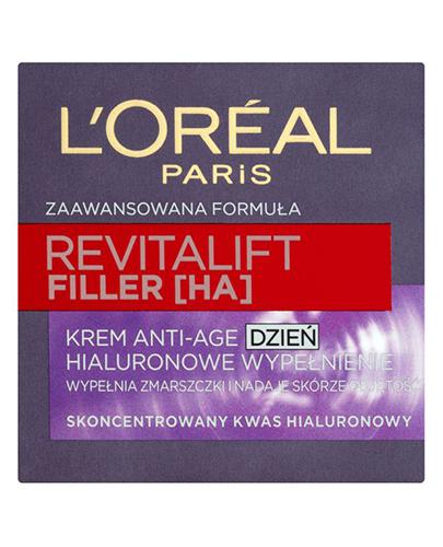 L'OREAL REVITALIFT FILLER [HA] Krem Anti Age na dzień hialuronowe wypełnienie - 50 ml zdjęcie
