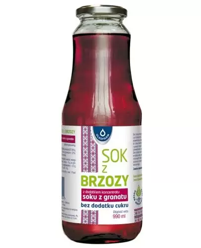 Sok z brzozy z dodatkiem koncentratu soku z granatu 990 ml zdjęcie