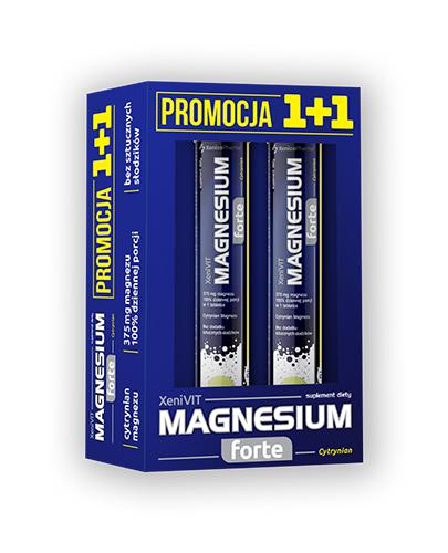 XeniVit Magnesium forte cytrynian, 2 x 20 tabl. mus., cena, opinie, właściwości  zdjęcie