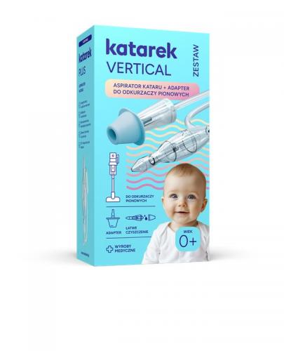 Katarek Vertical, aspirator kataru, 1 sztuka + adapter do odkurzaczy pionowych, 1 sztuka [ZESTAW] zdjęcie