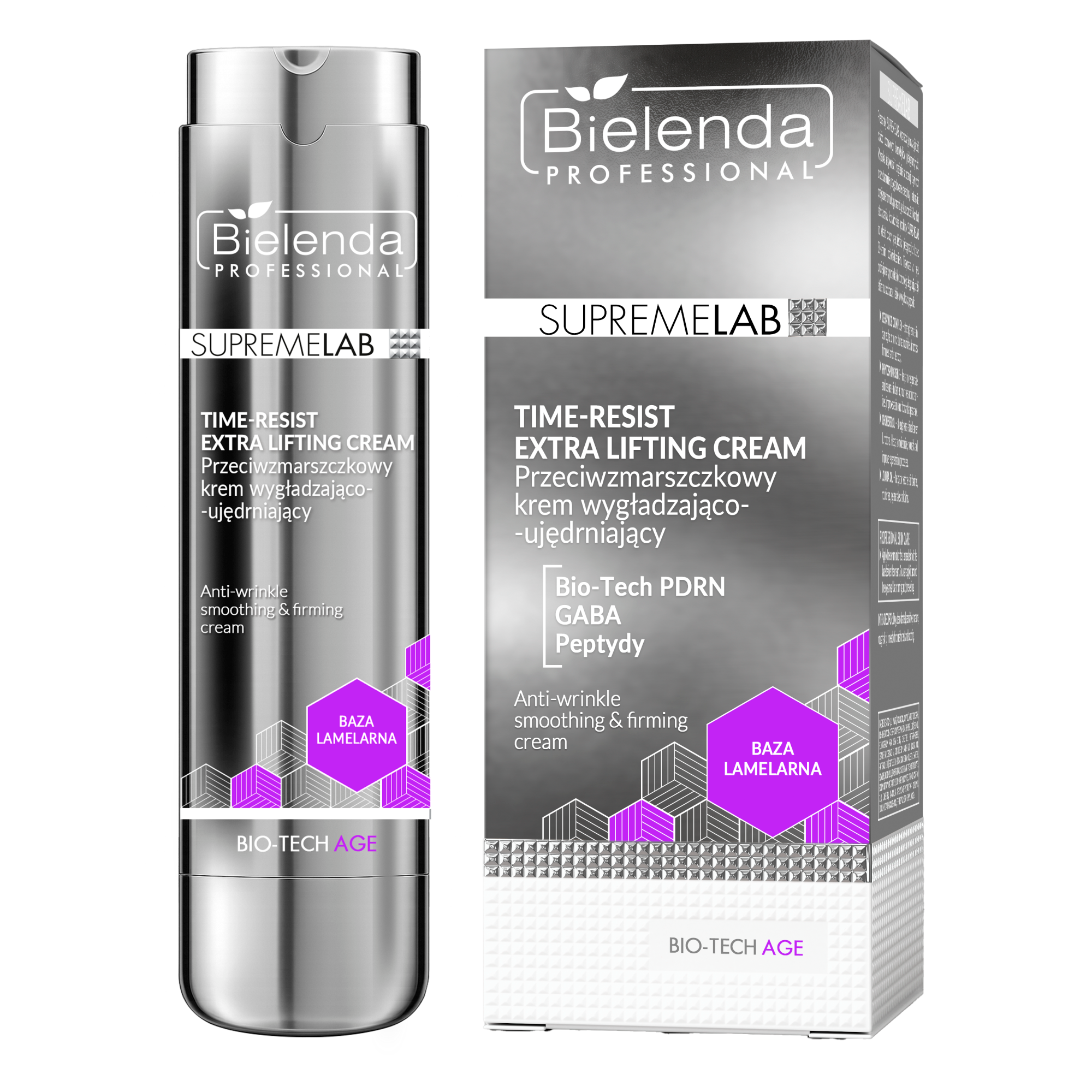 Bielenda Supremelab Bio-Tech, Przeciwzmarszczkowy krem wygładzająco-ujędrniający, 45 ml zdjęcie