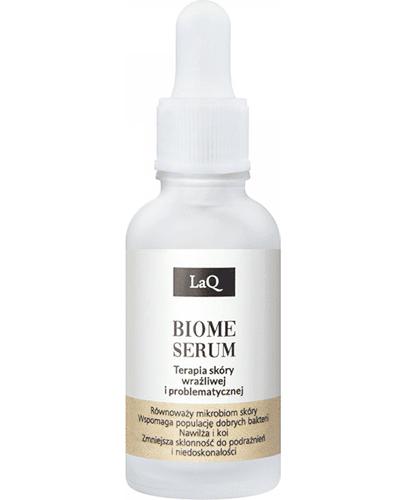 LaQ Biome Serum do skóry wrażliwej i problematycznej, 30 ml, stosowanie zdjęcie