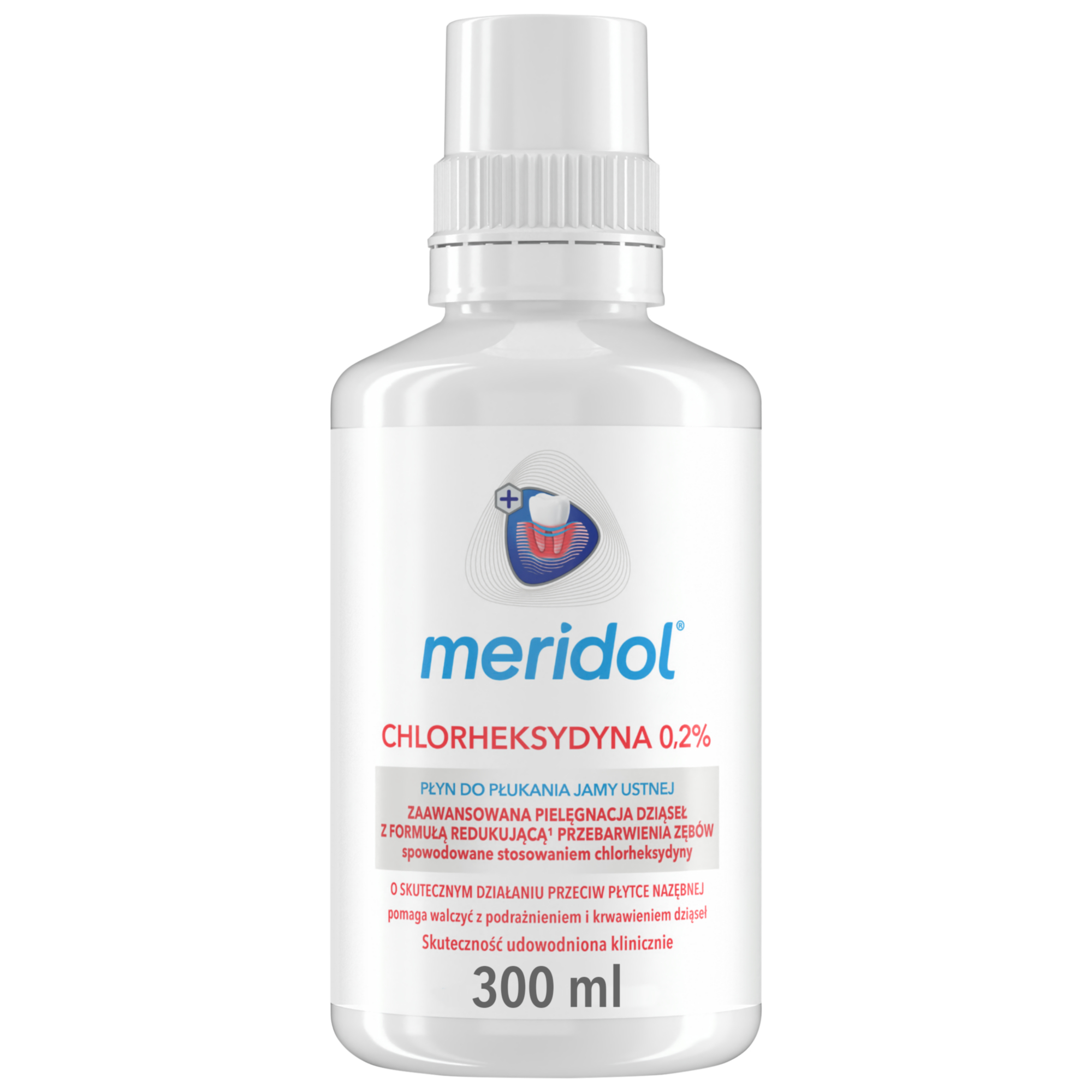 Meridol chlorheksydyna 0,2% płyn do płukania jamy ustnej 300 ml zdjęcie