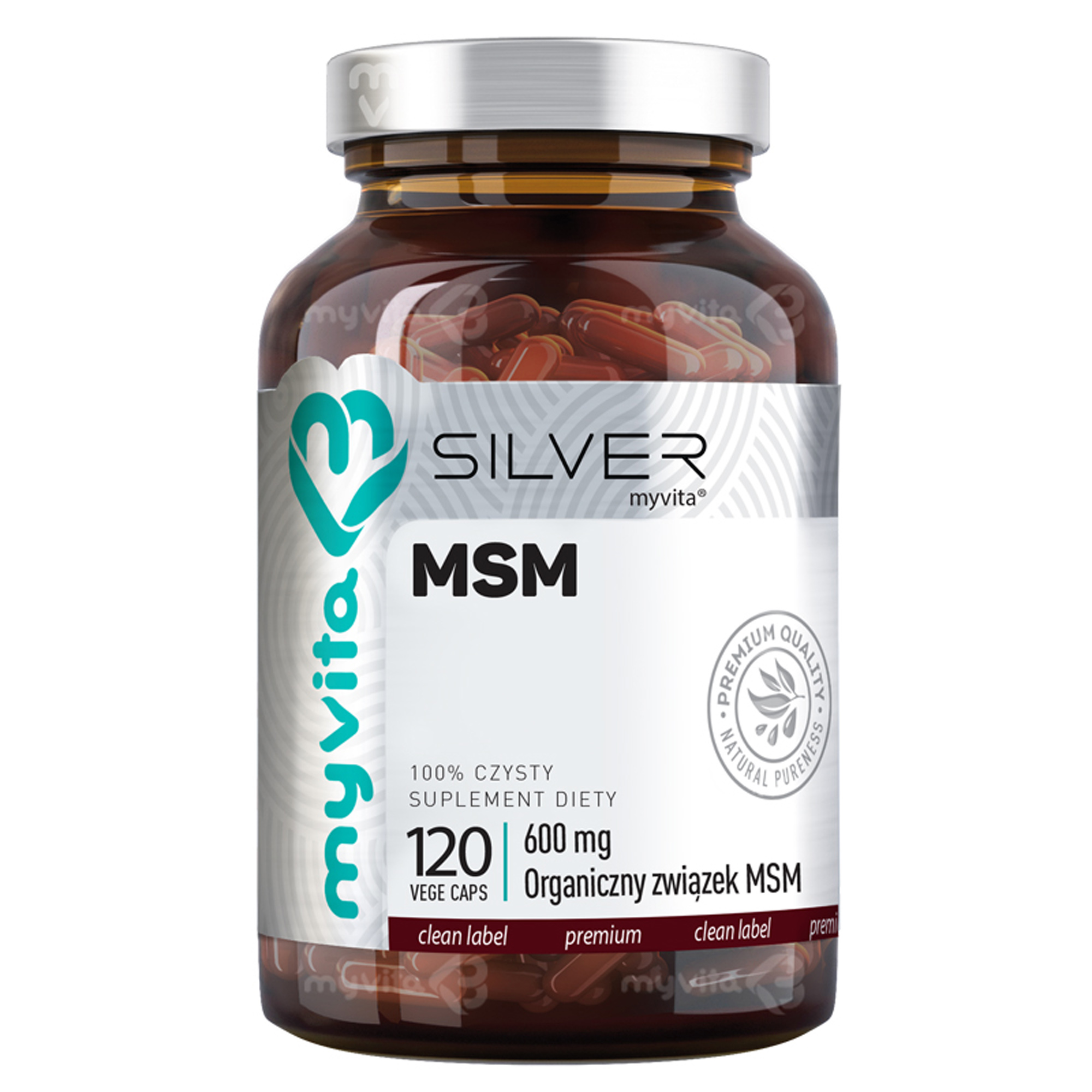 MYVITA SILVER MSM - 120 kaps. zdjęcie