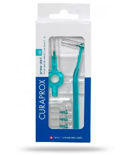 Curaprox CPS 06 Prime Start szczoteczki międzyzębowe 5 sztuk + uchwyt UHS 470 + uchwyt UHS 409 zdjęcie