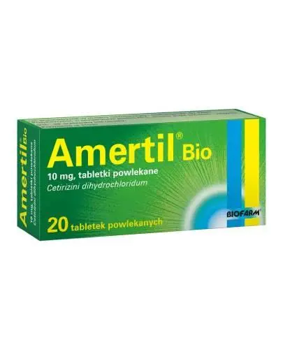 Amertil Bio, 10 mg, 20 tabletek powlekanych zdjęcie