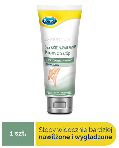 Scholl Expert Care Krem do stóp szybkie nawilżenie - 75 ml Do skóry suchej zdjęcie