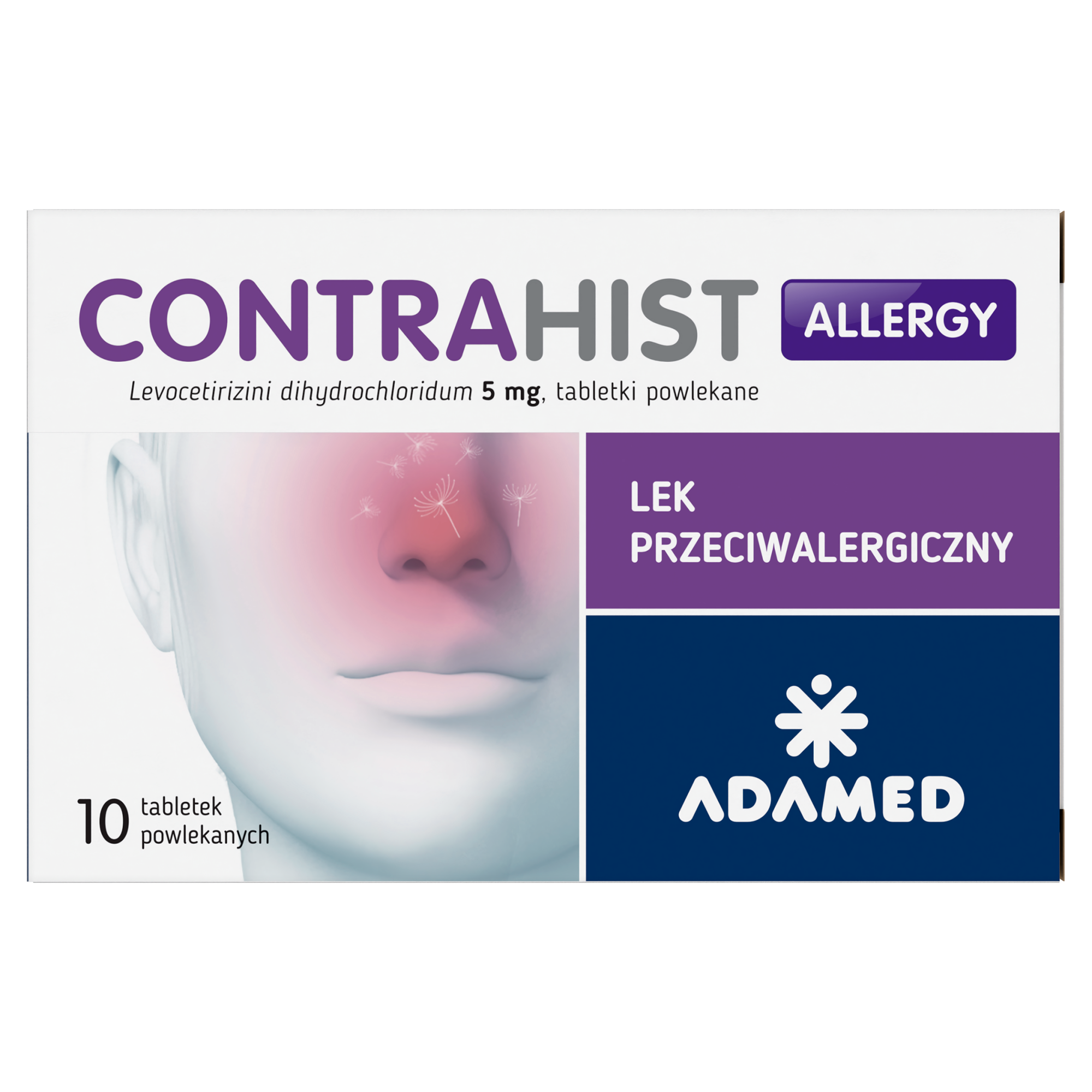 CONTRAHIST ALLERGY 5mg, 10 tabletek zdjęcie