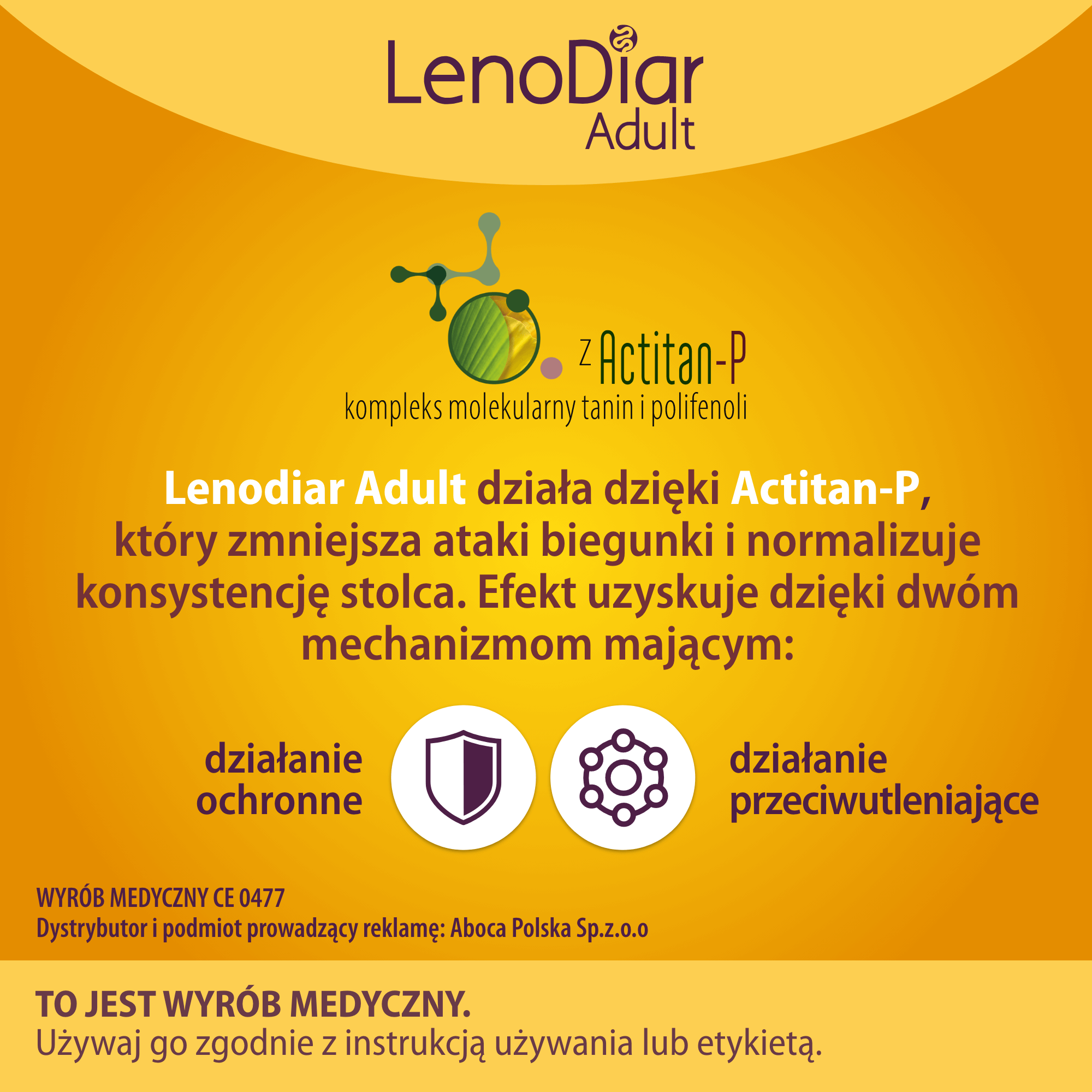 Aboca LenoDiar Adult 20 kapsułek