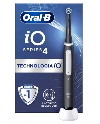 Oral-B iO Series 4 Black Szczoteczka Elektryczna, 1 sztuka  zdjęcie
