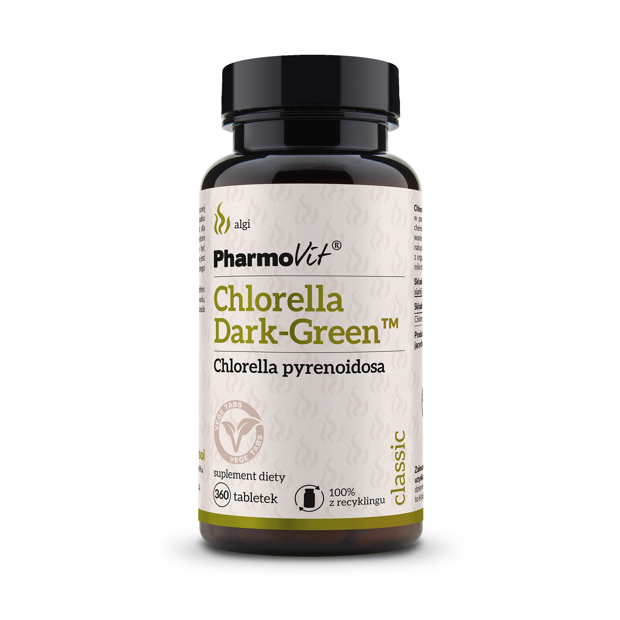 Pharmovit Chlorella Dark-Green, tabletki, 360 sztuk  zdjęcie
