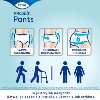 TENA Pants ProSkin Maxi S, 10 sztuk