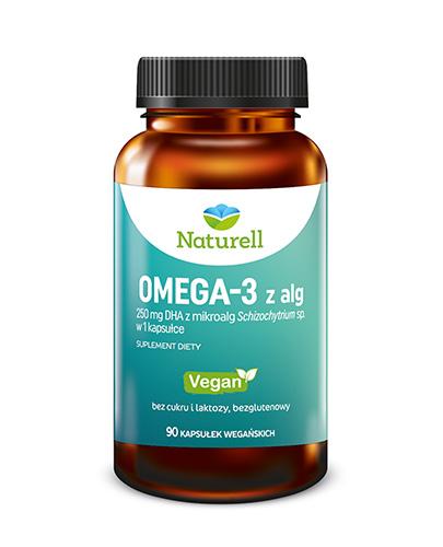 Naturelle Omega-3 z alg 90 kapsułek wegańskich zdjęcie
