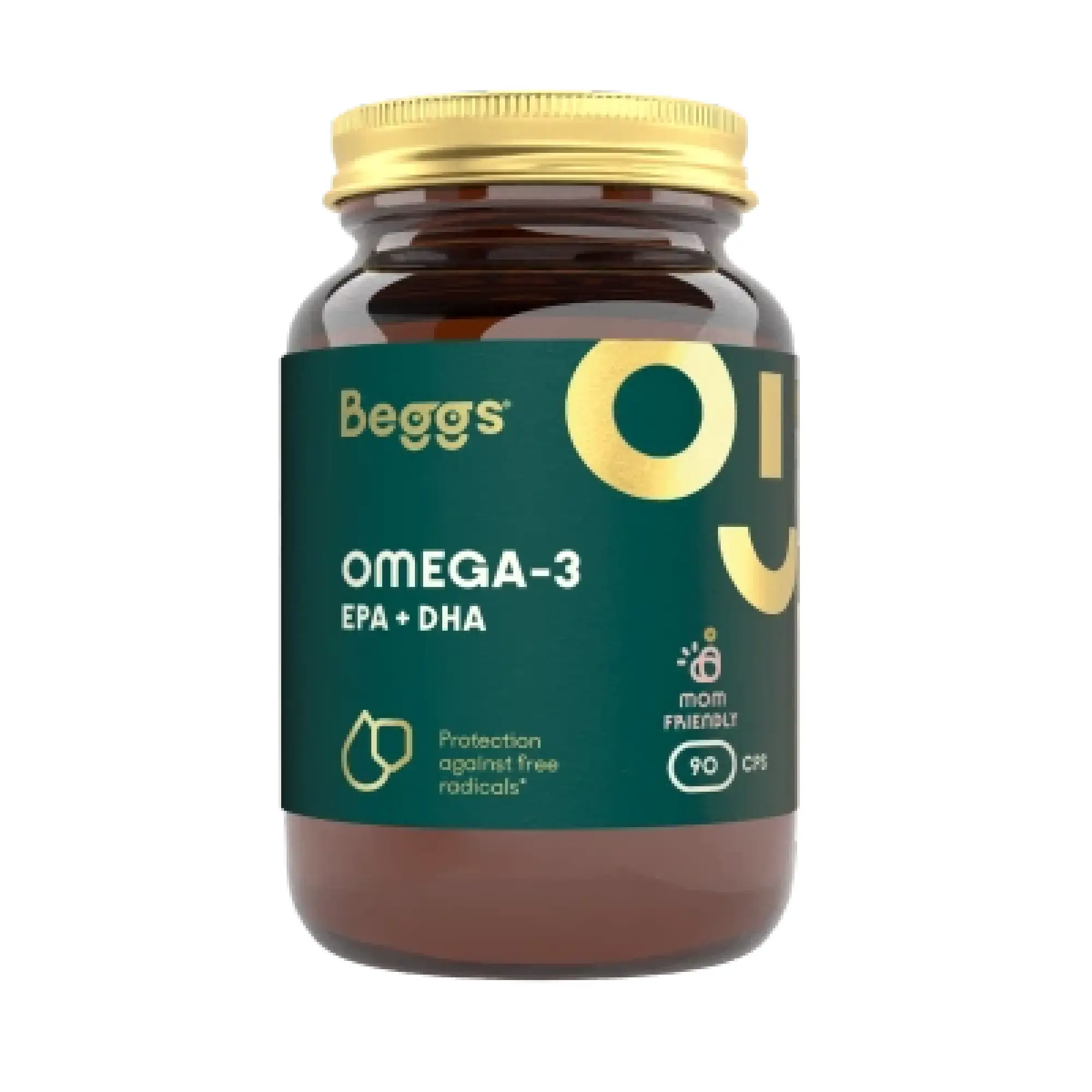Beggs Omega-3, EPA+DHA, 90 kapsułek zdjęcie