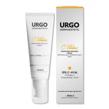 Urgo Dermoestetic C-Vitalize rewitalizująco-rozświetlający krem do twarzy, szyi i dekoltu 48 ml
