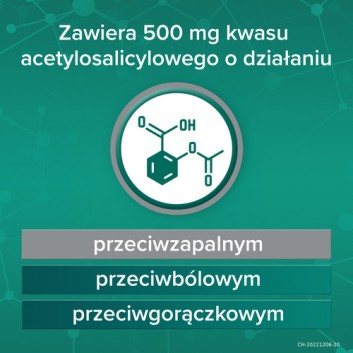 Aspirin Pro 500 mg 20 tabletek powlekanych