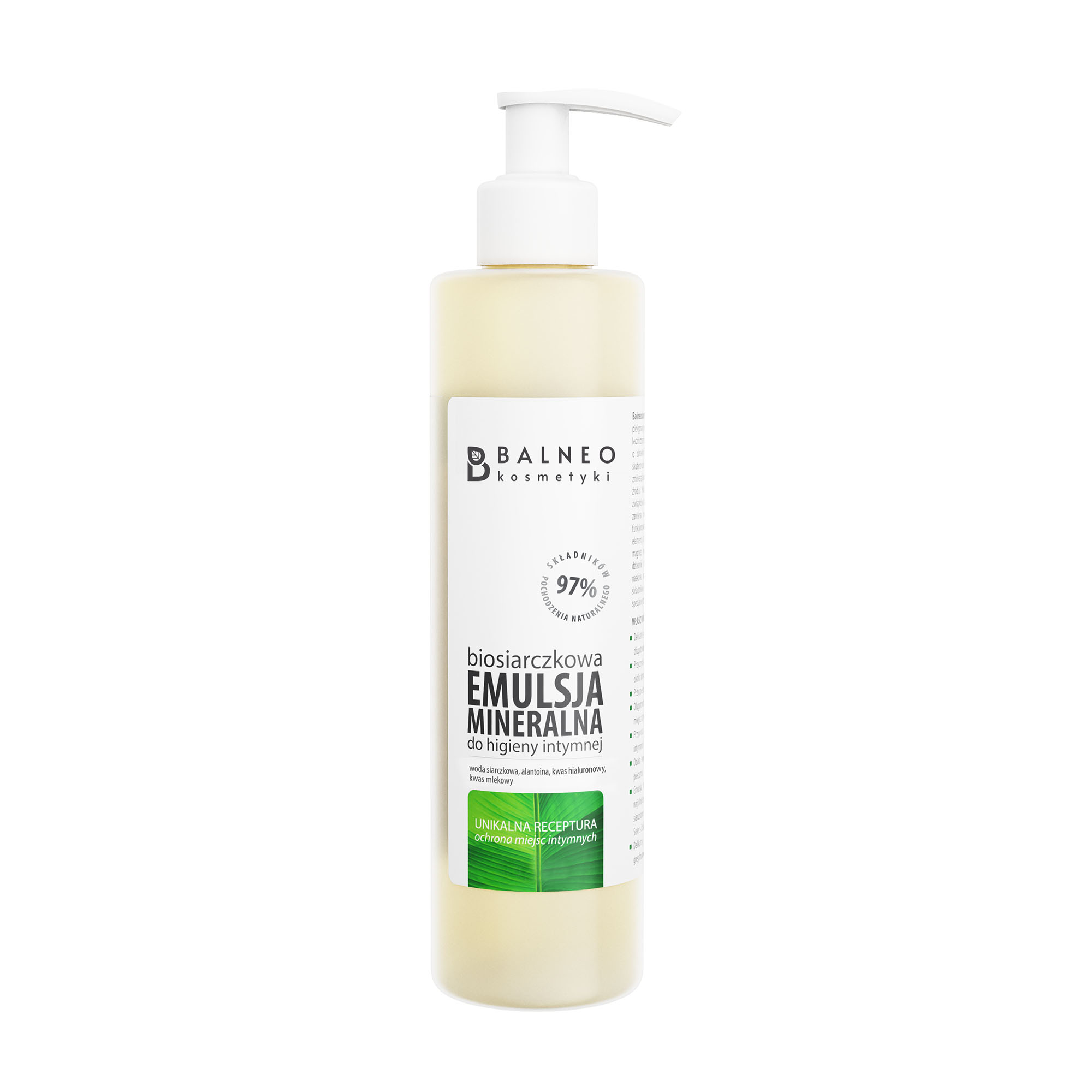 Balneokosmetyki Biosiarczkowa emulsja mineralna do higieny intymnej, 200 ml