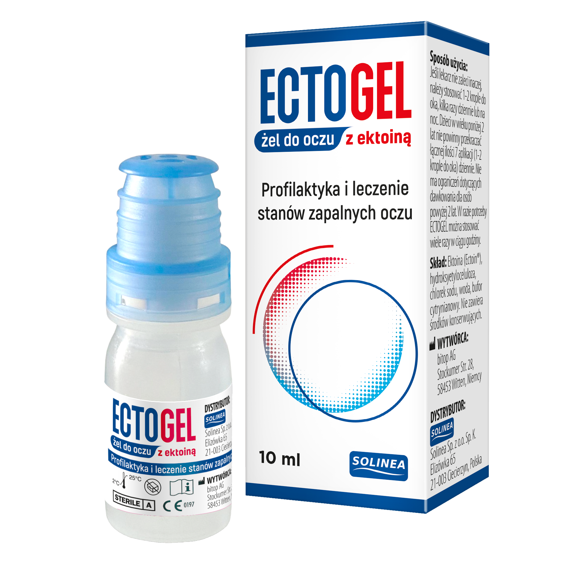 Ectogel żel do oczu z ektoiną 10 ml zdjęcie