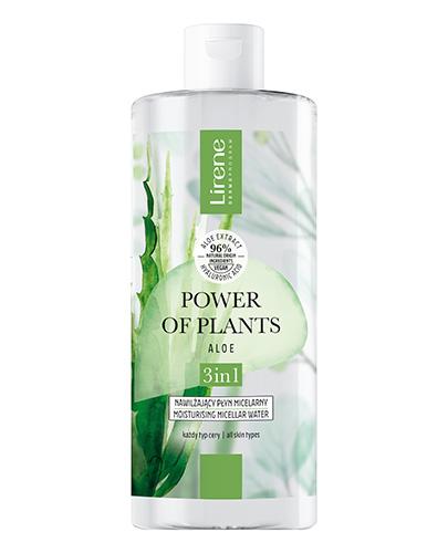 Lirene POWER OF PLANTS ALOES Nawilżający płyn micelarny 3w1, 400 ml zdjęcie