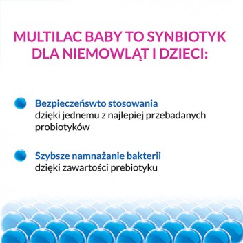MULTILAC BABY Synbiotyk krople, 5 ml