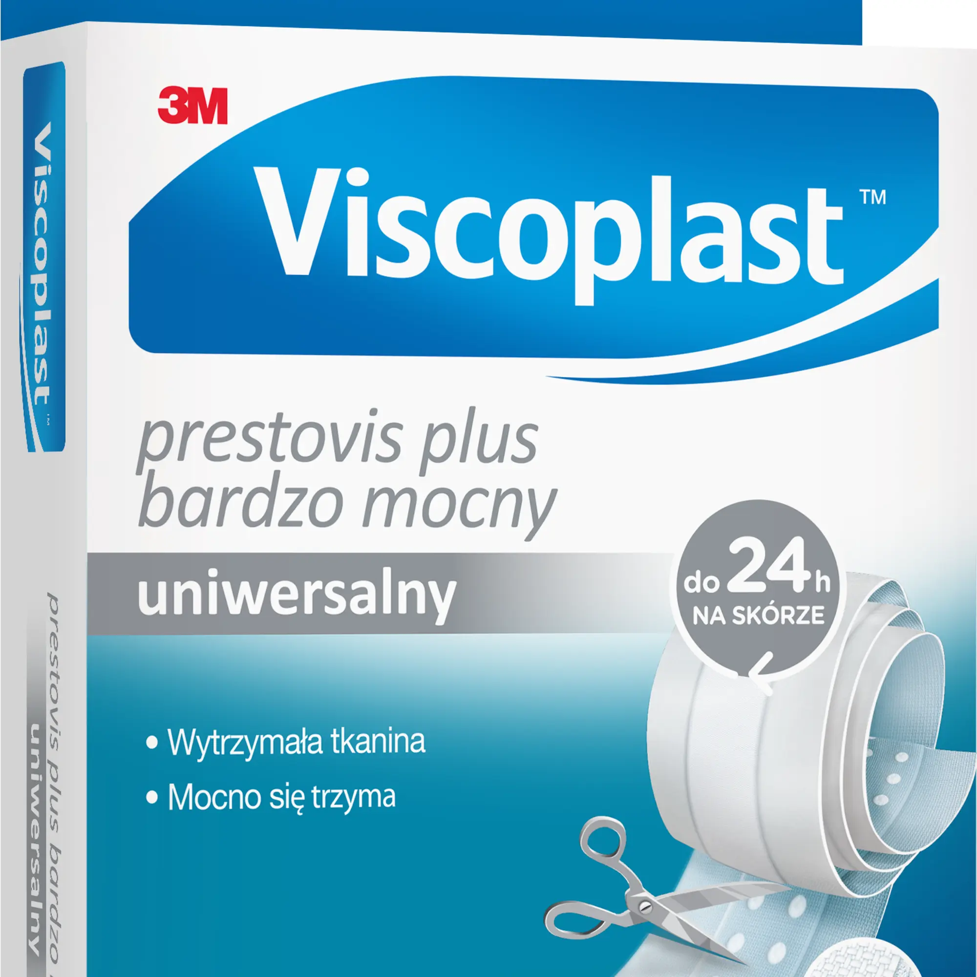 Viscoplast Prestovis Plus bardzo mocny uniwersalny plaster 1 m x 6 cm 1 sztuka