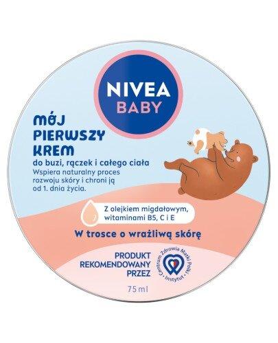 Nivea Baby Mój Pierwszy Krem do buzi, rączek i całego ciała od 1 dnia życia 75 ml zdjęcie