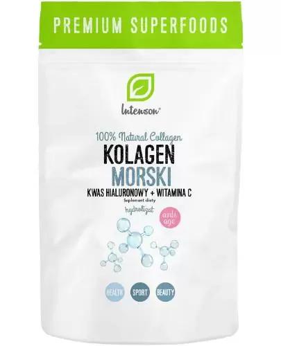 Intenson Kolagen morski + Wit C + kwas hialuronowy, 60 g zdjęcie