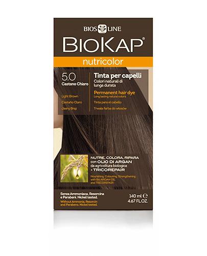 BioKap Nutricolor Farba do włosów 5.0 Jasny Brąz - 140 ml - cena, opinie, właściwości  zdjęcie