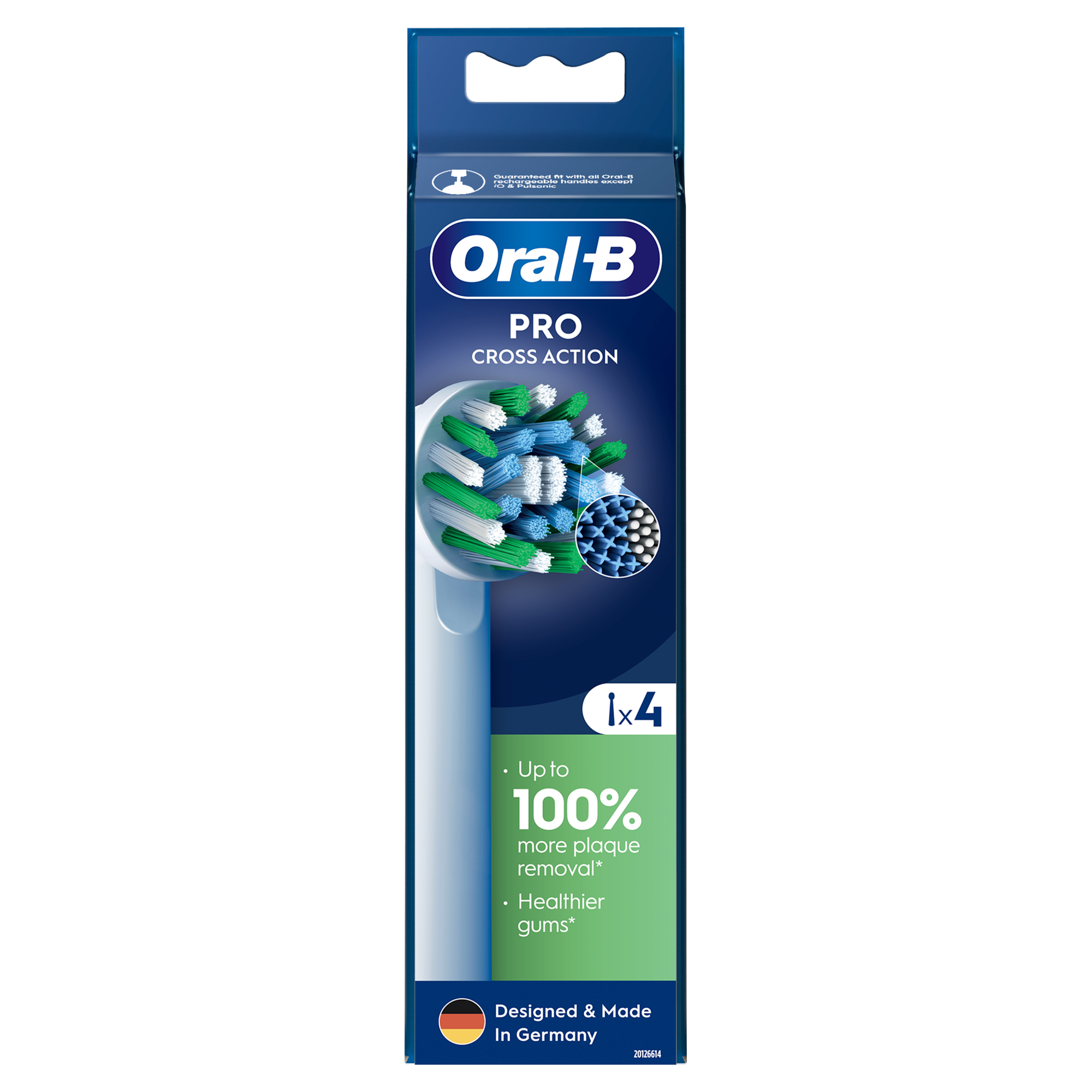 Oral-B Pro Cross Action Końcówki do szczoteczek elektrycznych, 4 sztuki zdjęcie