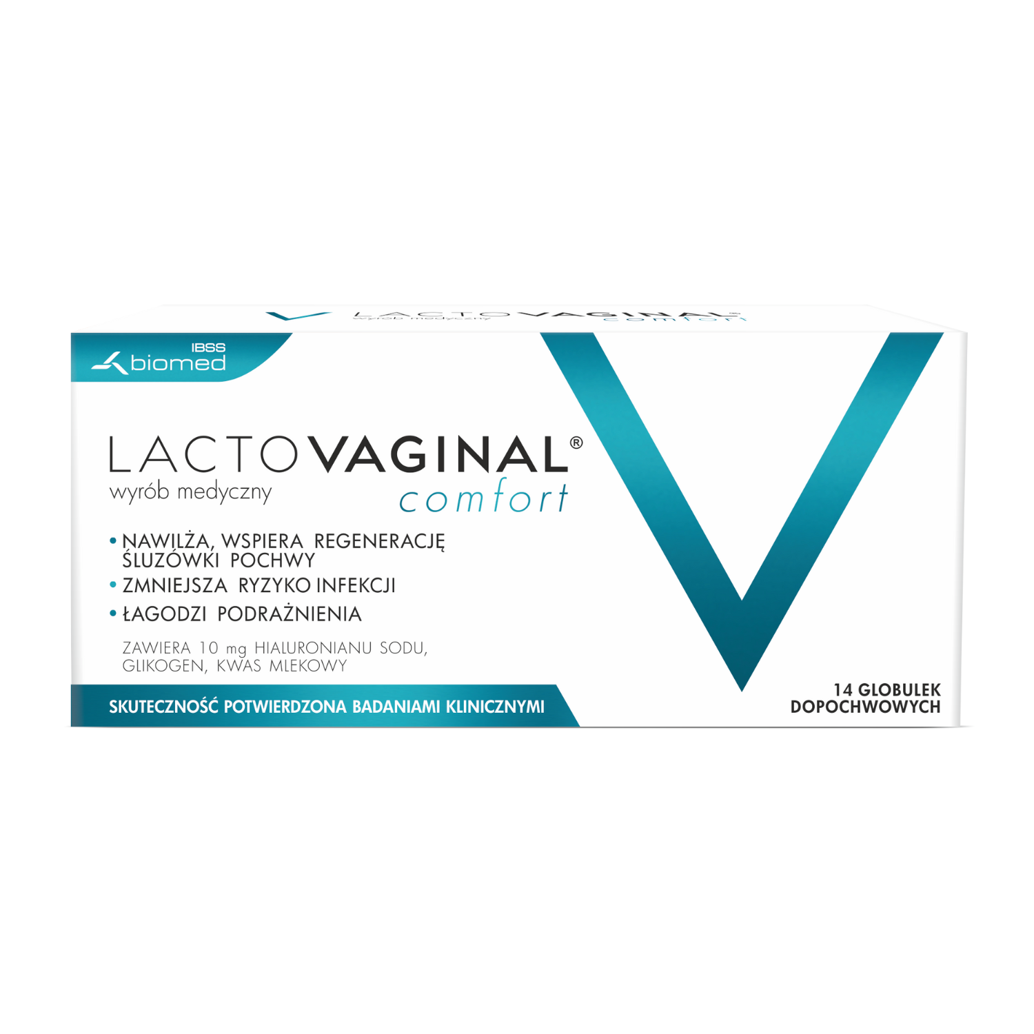 Lactovaginal Comfort, globulki, 14 sztuk zdjęcie