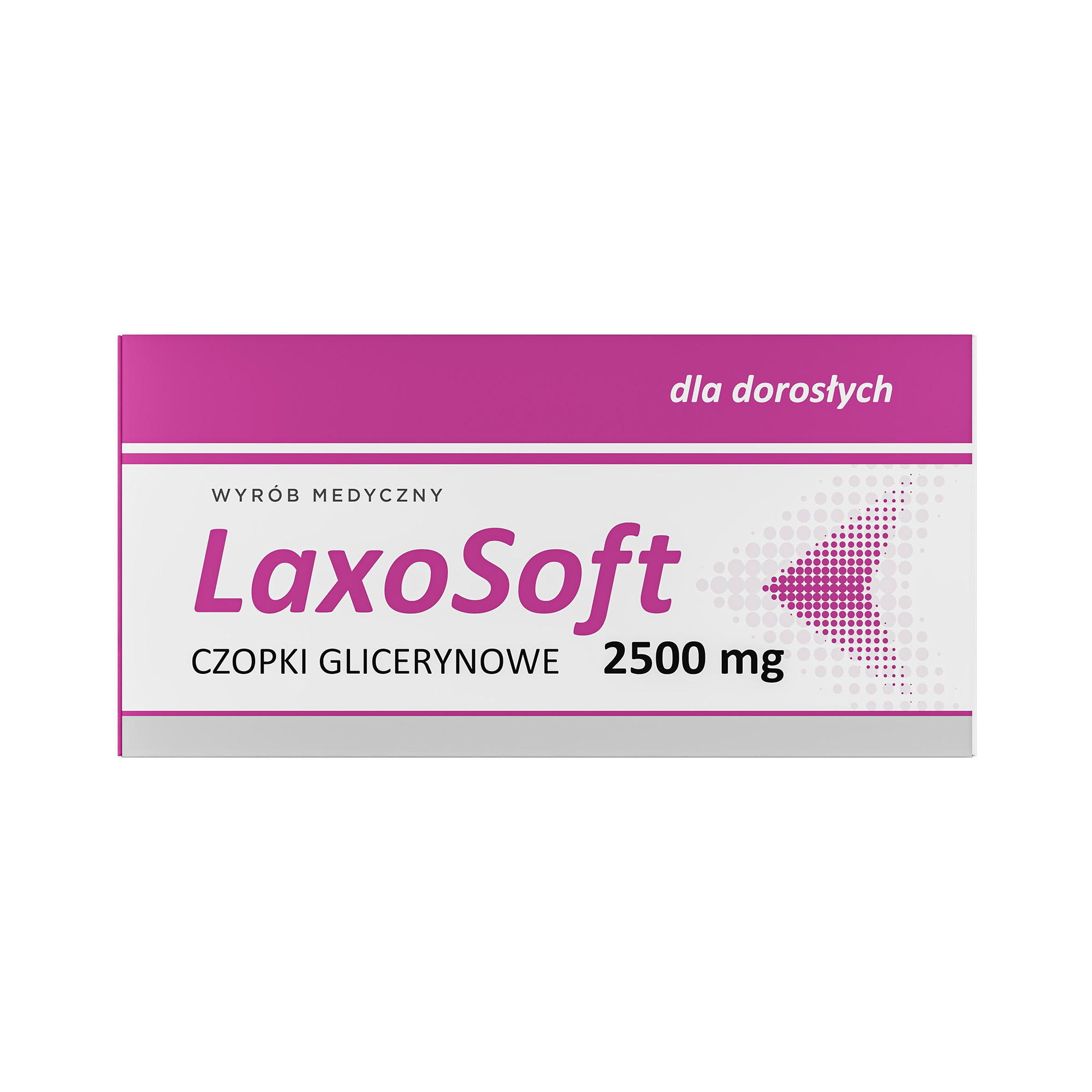 LaxoSoft Czopki Glicerynowe 2500 mg, 12 sztuk zdjęcie
