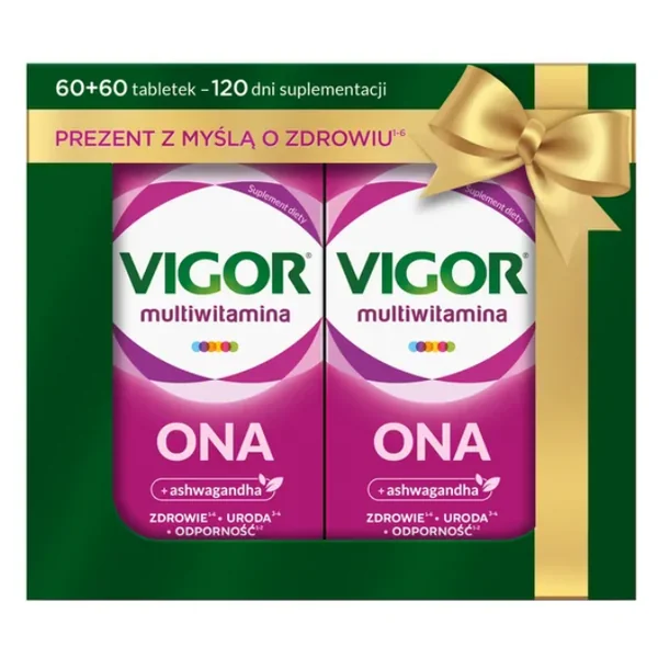 Vigor Multiwitamina ONA tabletki, 60 + 60 sztuk zdjęcie