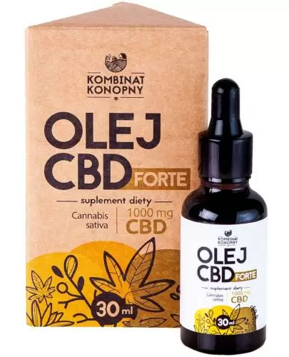 Kombinat Konopny olej CBD Forte 1000 mg 30 ml zdjęcie