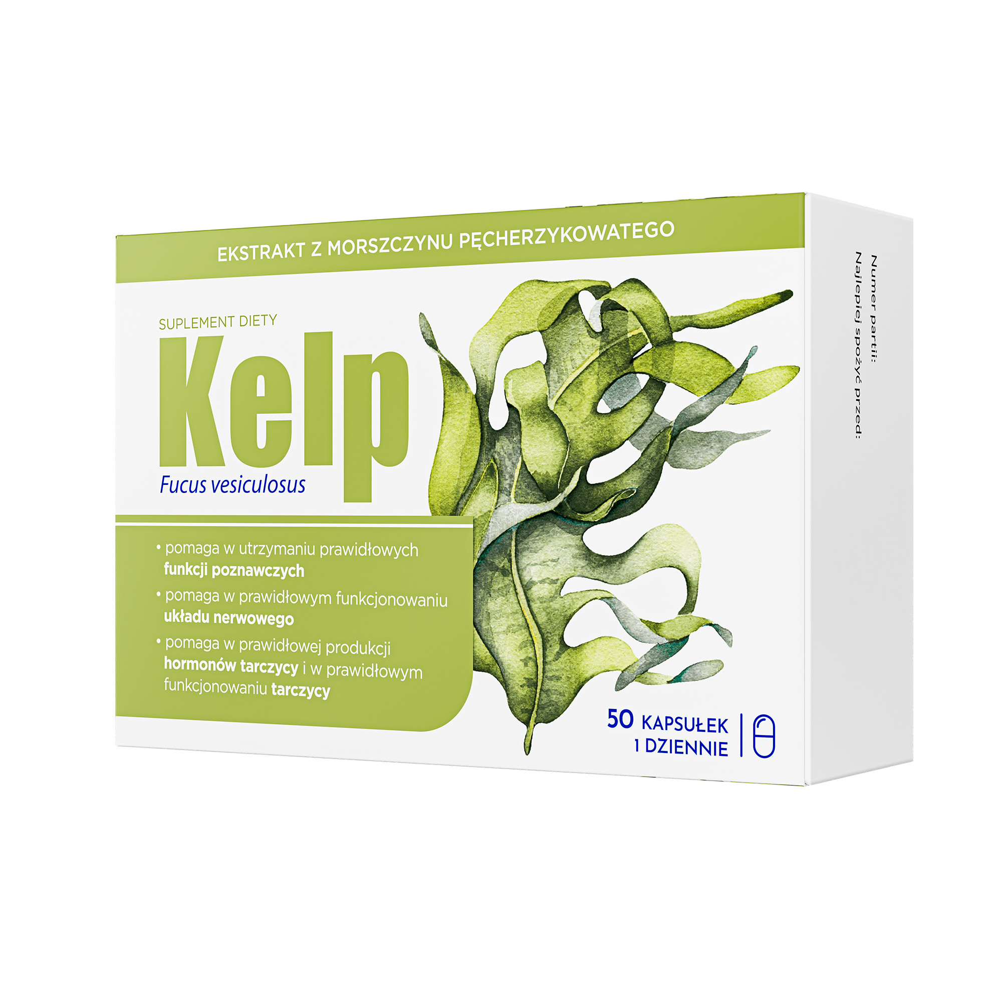 Kelp, kapsułki, 50 sztuk