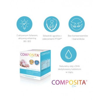 Composita One 30 kapsułek + 30 kapsułek DHA
