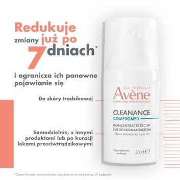 Avene Cleanance Comedomed koncentrat przeciw niedoskonałościom 30 ml