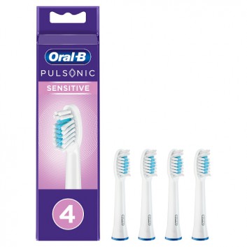 Oral - B Pulsonic Sensitive SR32 Końcówki do szczoteczki elektrycznej, 4 szt., cena, opinie, właściwości