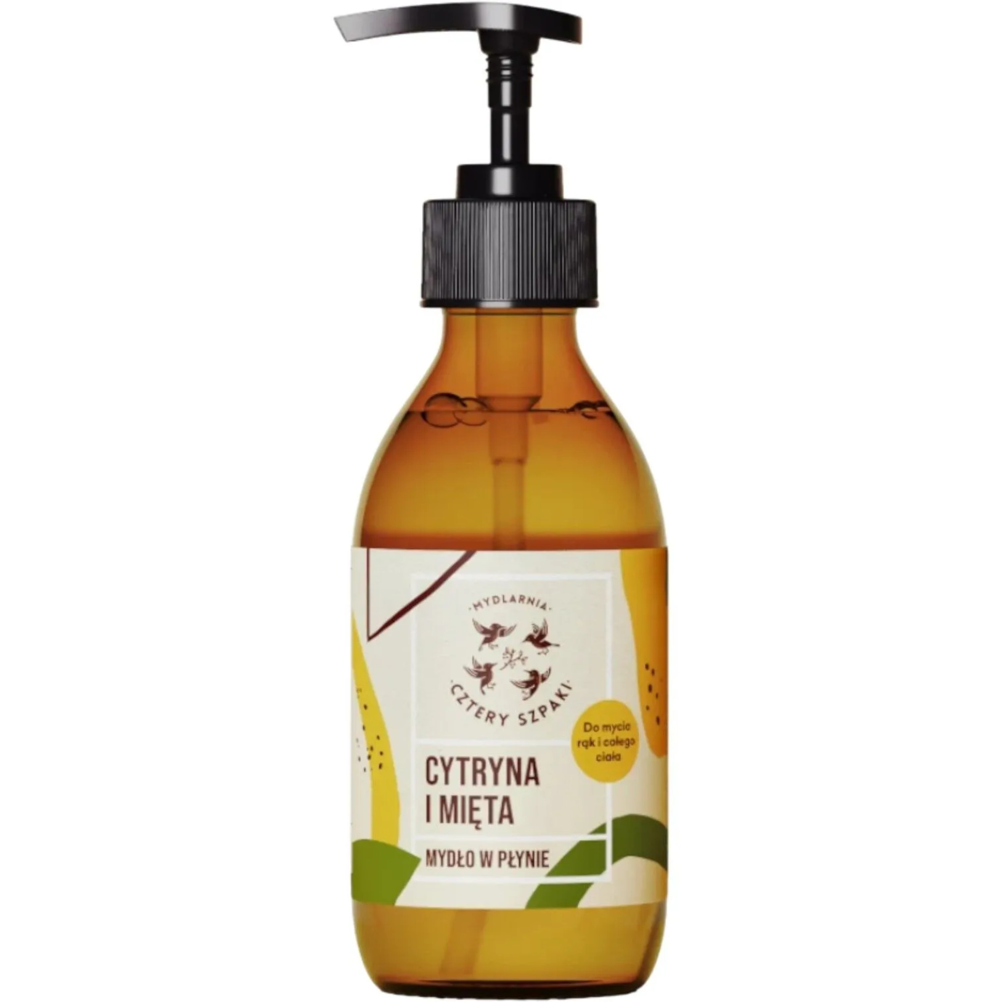 Mydlarnia Cztery Szpaki, Cytryna i mięta mydło w płynie, 300 ml zdjęcie