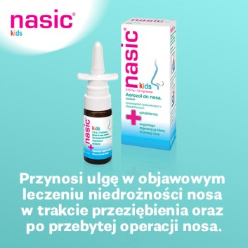 Nasic Kids (0,05 mg + 5,0 mg)/dawkę aerozol do nosa 10 ml