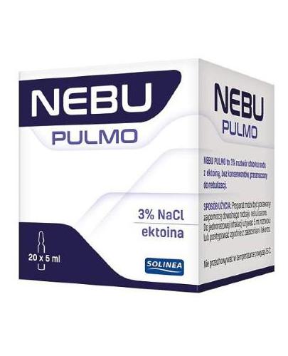 Nebu Pulmo, roztwór do nebulizacji, ampułki, 20 x 5 ml zdjęcie